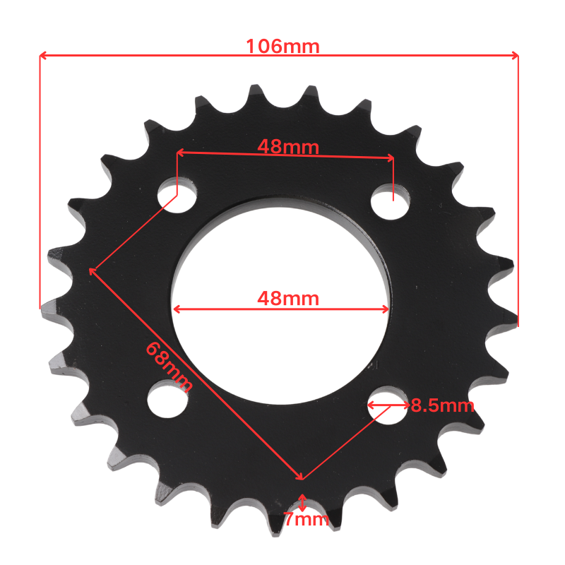 Piñón trasero de cadena 420/42 - 428 Chain reseña y precio