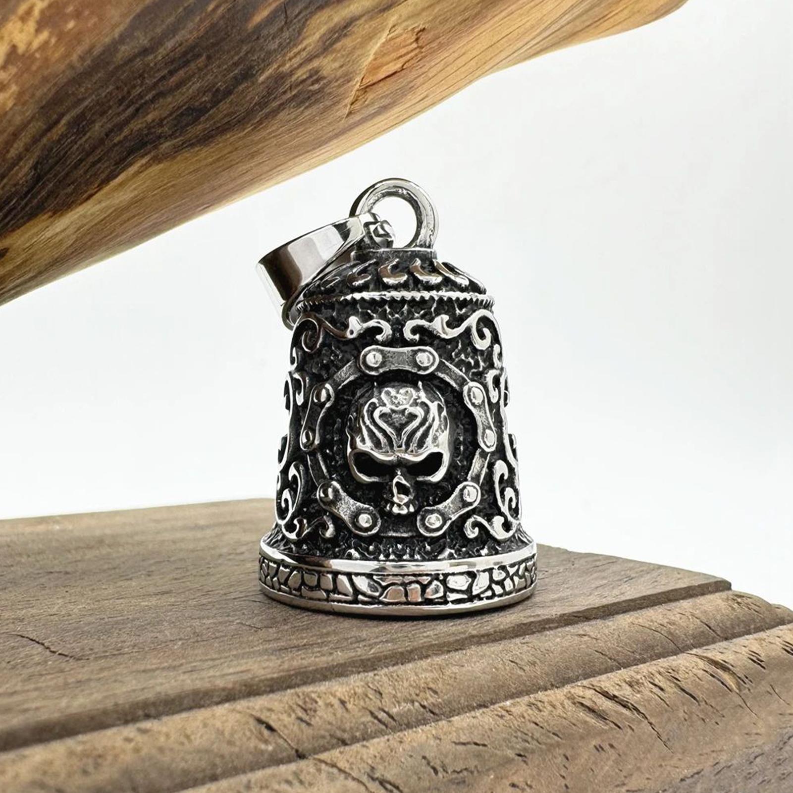 Campana de calavera para motoc - Motorcycle Chain reseña y precio