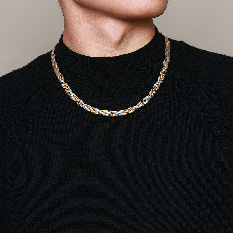 ARADOO Collar con diseño de dr - Ansi Chain reseña y precio