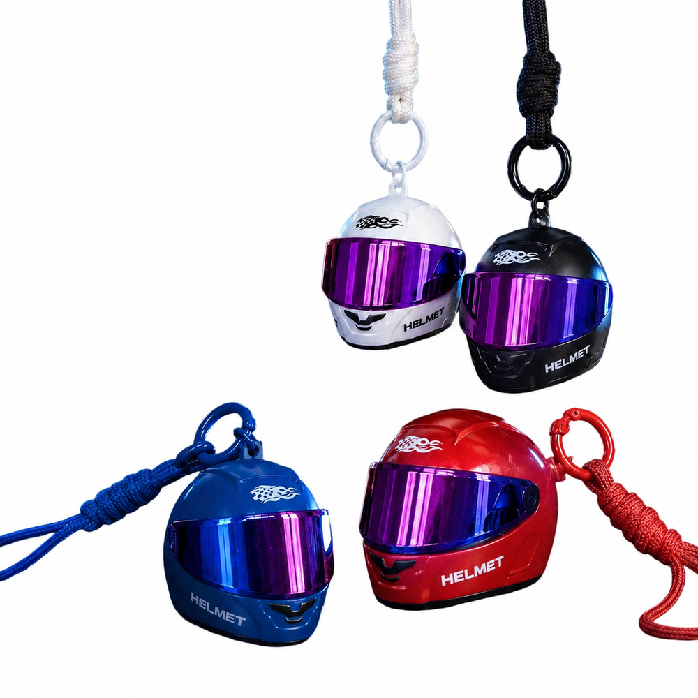 Llavero de casco colorido y ge - Bicycle Chain reseña y precio